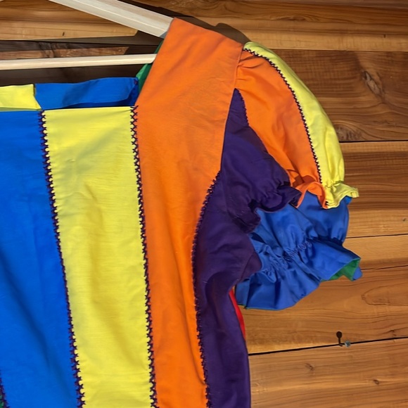 Vintage Rainbow Squaredance Dress size S - Picture 4 of 6